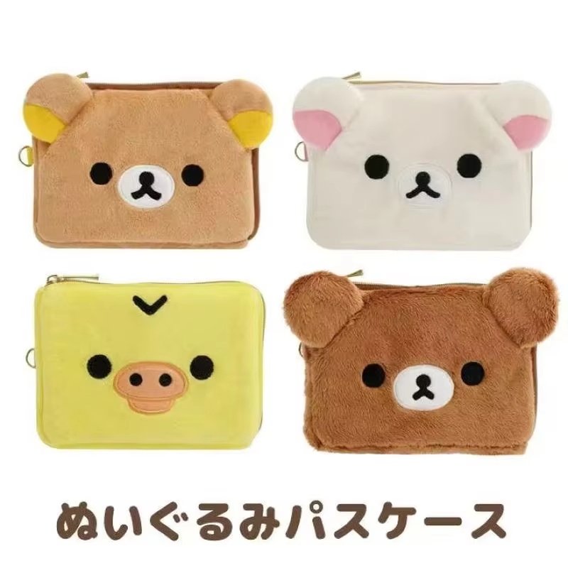 Mini Backpack Purse - 2025 New Kawaii Rilakkuma Peripheral Transparent