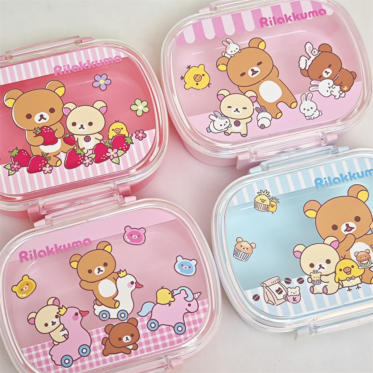 Mini Backpack Purse - Rilakkuma Lunch Box for Kids School