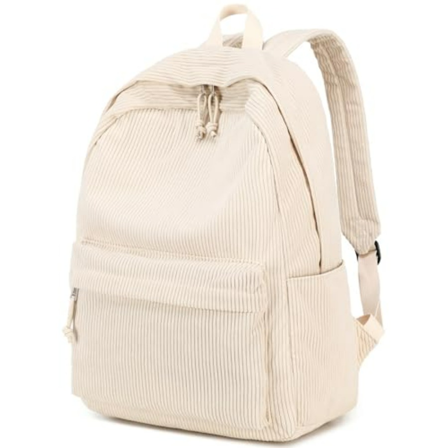 Laptop Backpack 15.6 - School Backpack for Teens Large Corduroy