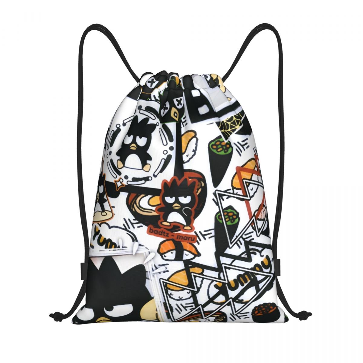 Cute Cartoon Penguin Bad Badtz – обзор и цена Drawstring Gym Bag