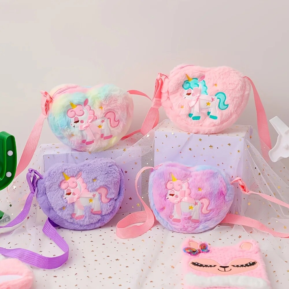 Cute Unicorn For Girls Plush H – обзор и цена Mini Backpack Purse