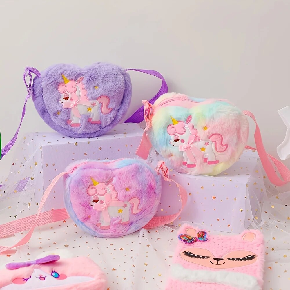 Cute Unicorn For Girls Plush H – обзор и цена Mini Backpack Purse
