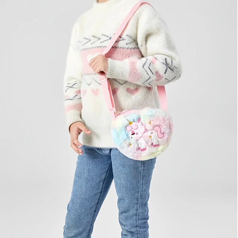 Cute Unicorn For Girls Plush H – обзор и цена Mini Backpack Purse