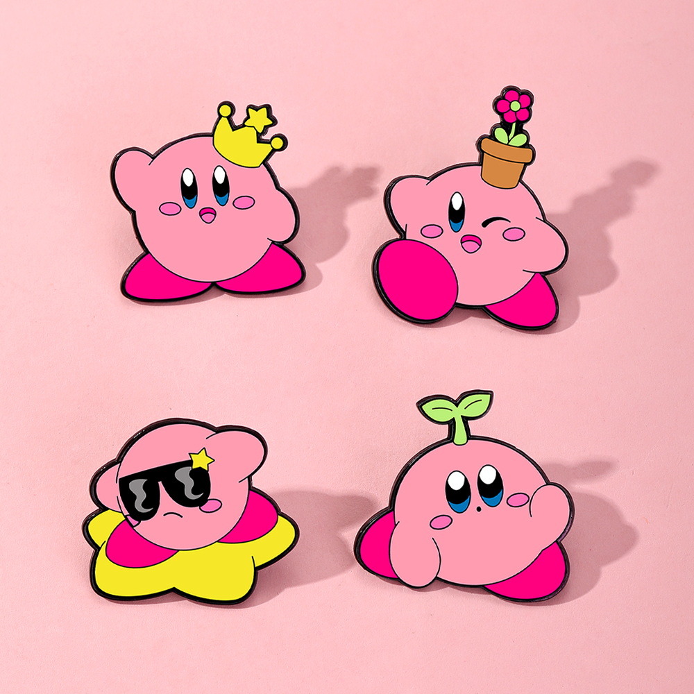 4pcs Kirby Enamel Lapel Pins S – обзор и цена Fashion Backpack Women