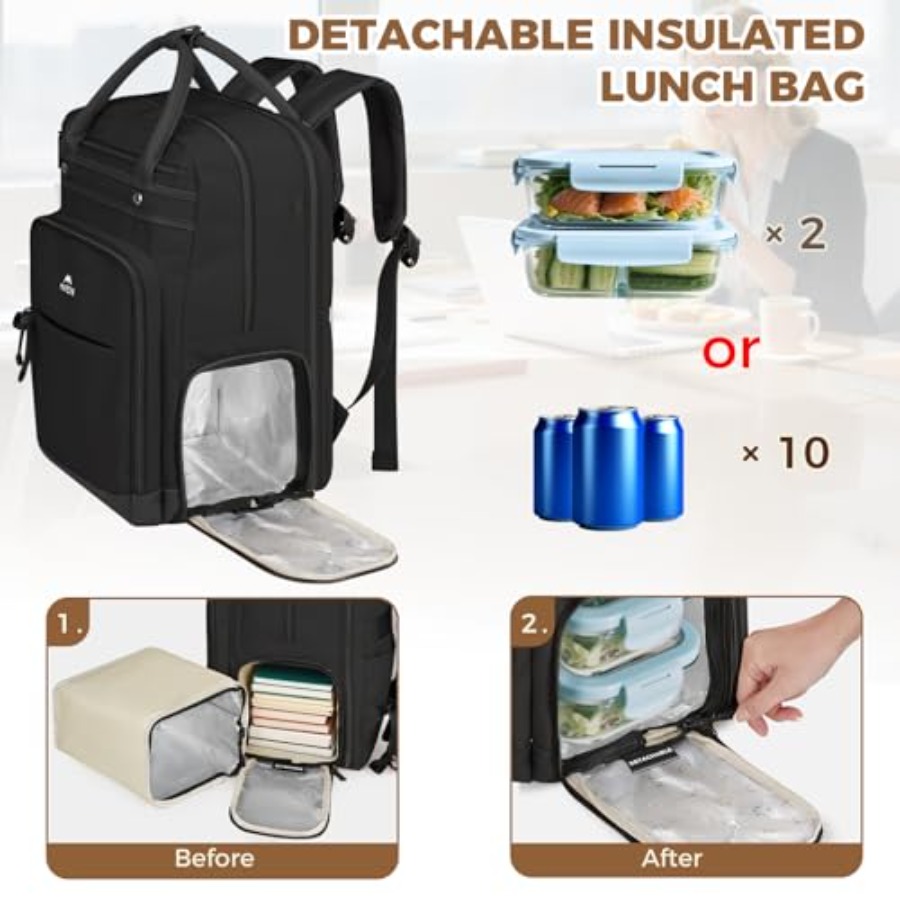 Teacher Backpack with Lunch Co – обзор и цена Laptop Backpack 15.6