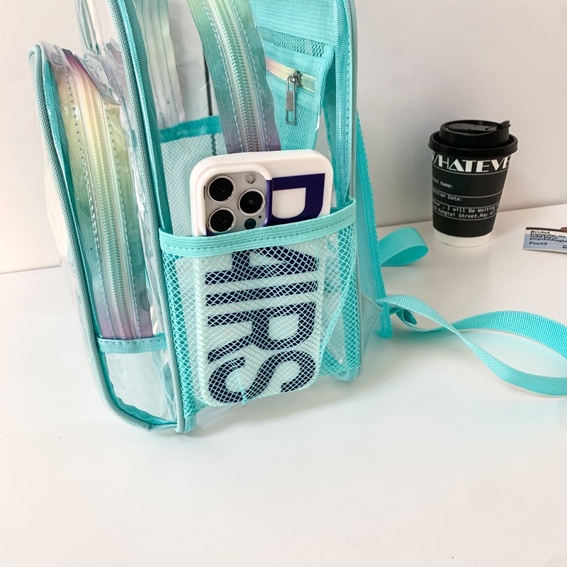 PVC Transparent Zipper Large C – обзор и цена Fashion Backpack Women
