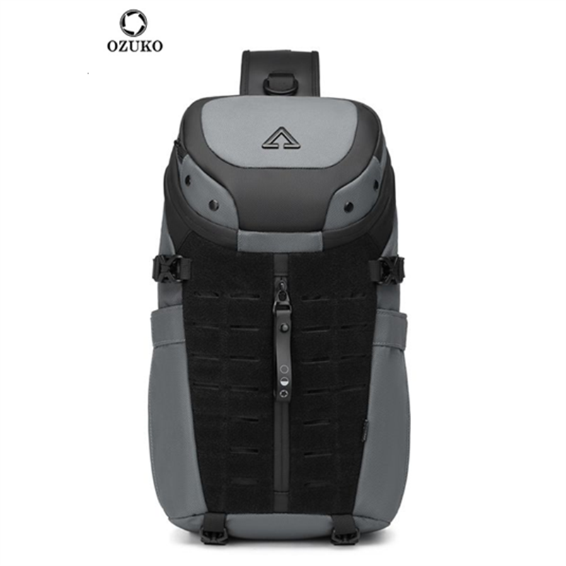 Ozuko Chest Bag Cross bag men  – обзор и цена Travel Backpack Anti Theft