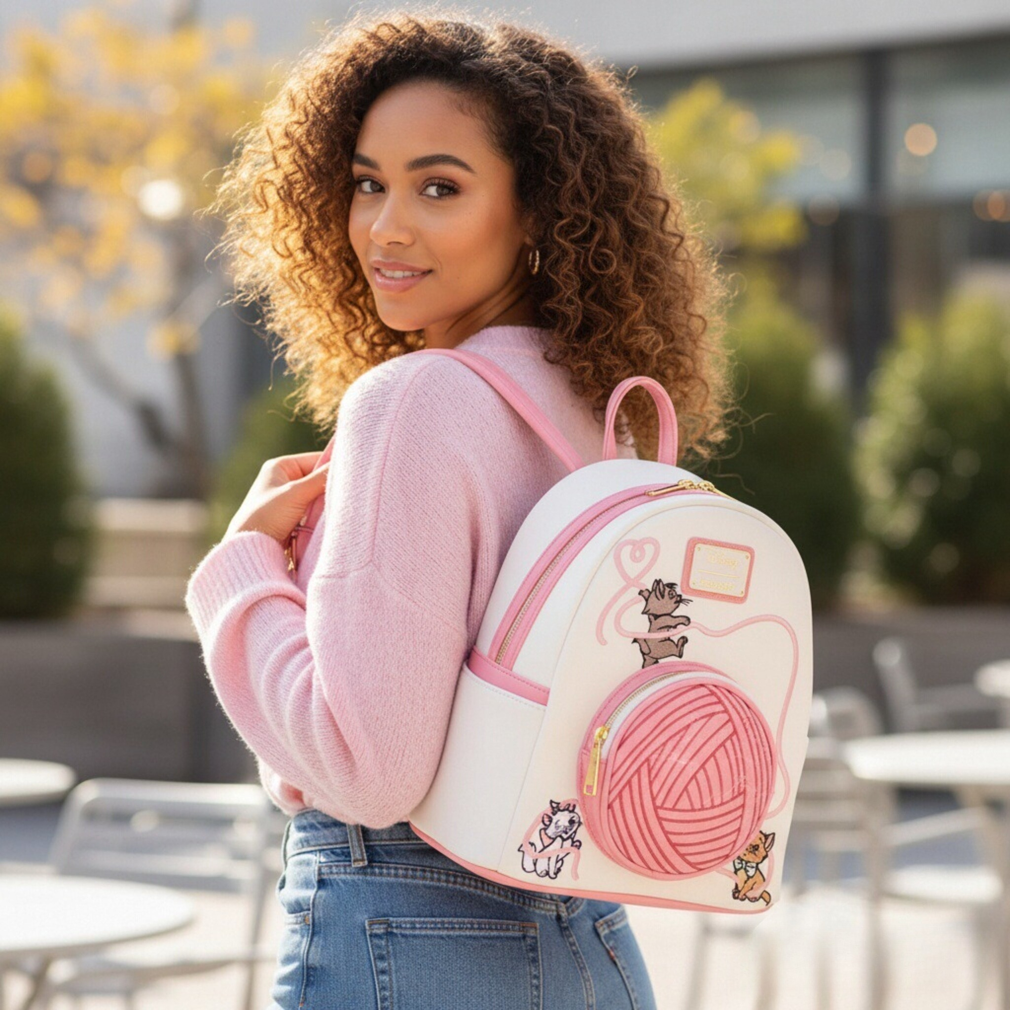 The Aristocats Marie Floral Al – обзор и цена Fashion Backpack Women