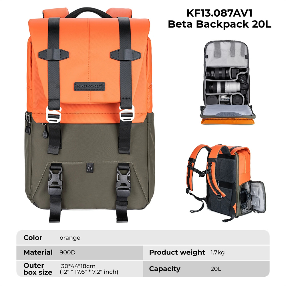 K&F CONCEPT Camera Backpack Tr – обзор и цена Laptop Backpack 15.6