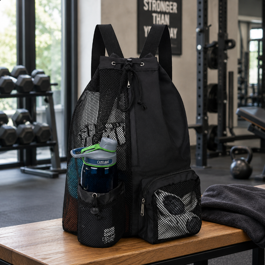 Drawstring Beach Storage Bag M – обзор и цена Drawstring Gym Bag