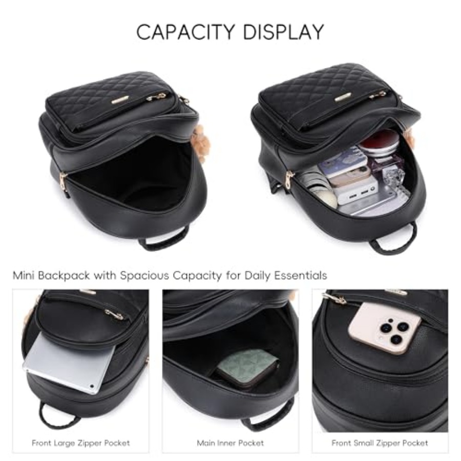 Mini Leather Backpack Purse fo – обзор и цена Mini Backpack Purse