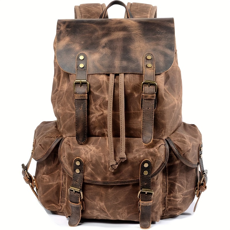 Vintage Men'S Leather Backpack – обзор и цена Leather Backpack Vintage