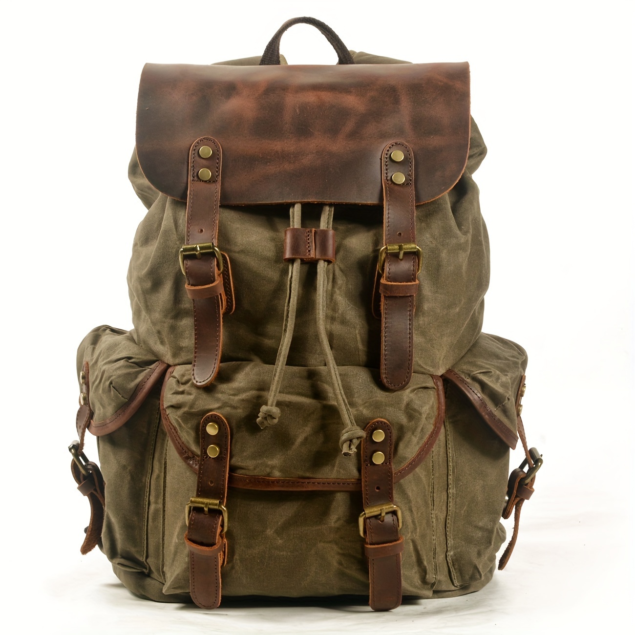 Vintage Men'S Leather Backpack – обзор и цена Leather Backpack Vintage