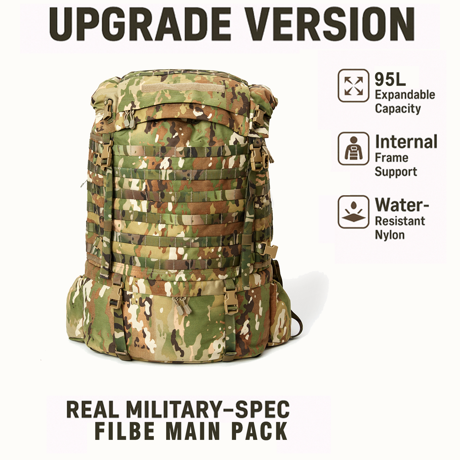 USMC FILBE Main Pack – OCP Cam – обзор и цена Rucksack Military Style