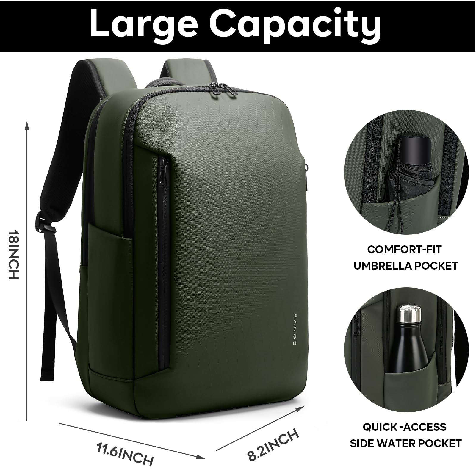 BANGE Fashion Simple Design Wo – обзор и цена Laptop Backpack 15.6