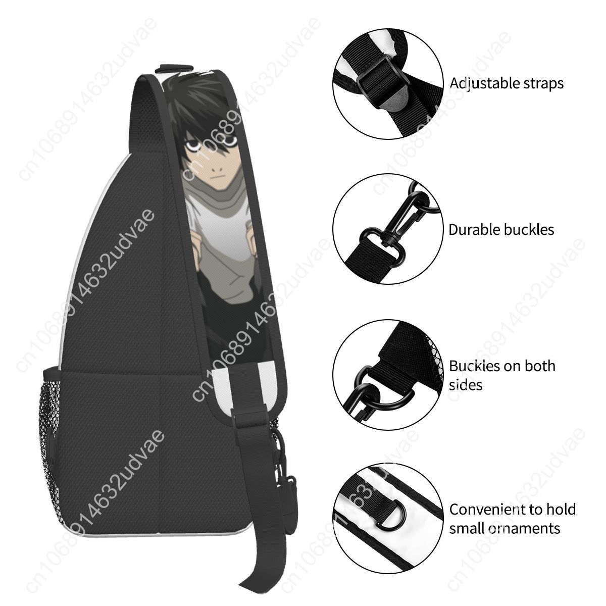L Death Note Sling Bags Chest  – обзор и цена Sling Backpack Shoulder