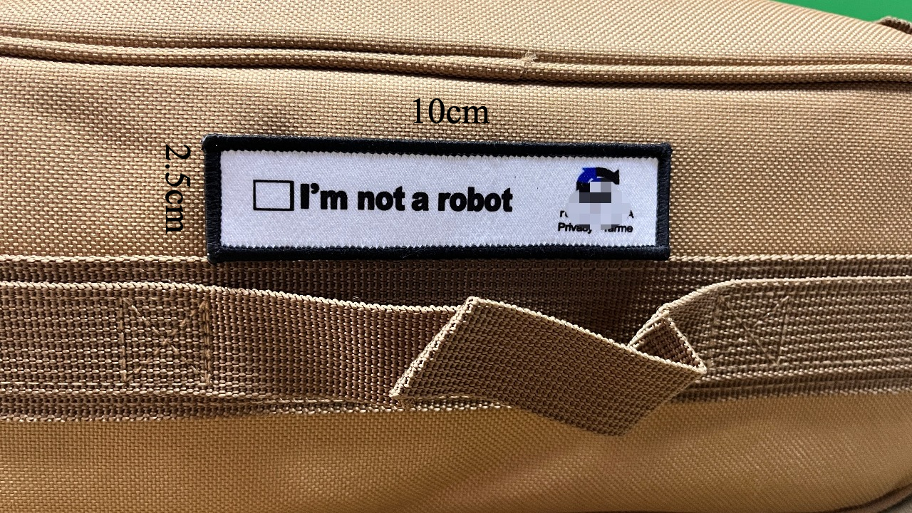 I'm Not A Robot Tactical Patch – обзор и цена Urban Backpack Tactical