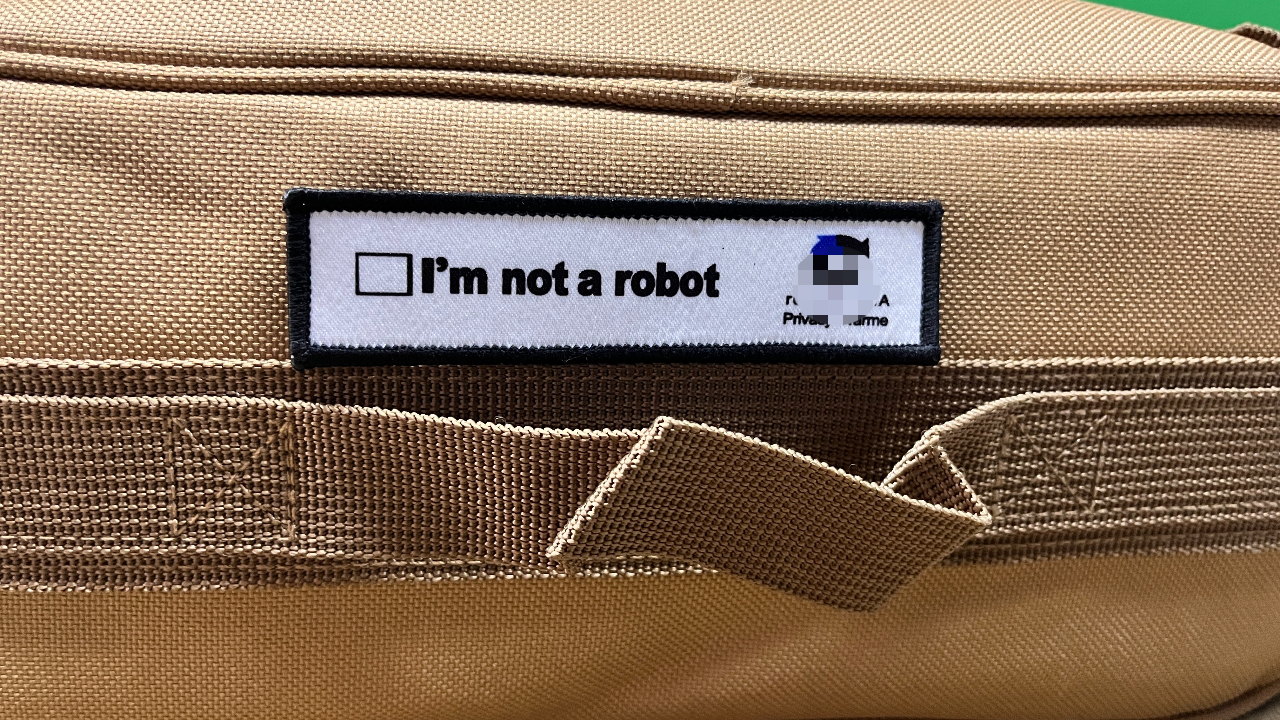 I'm Not A Robot Tactical Patch – обзор и цена Urban Backpack Tactical