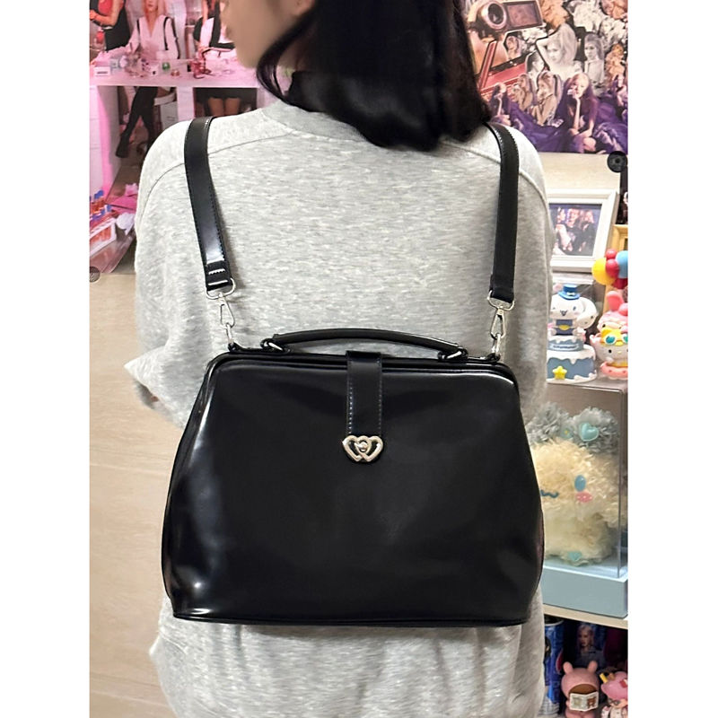 Vintage Black Y2k Mochila Wome – обзор и цена Leather Backpack Vintage