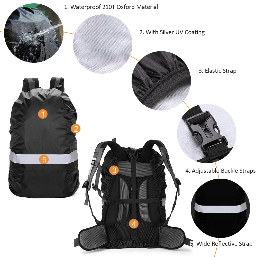 1Pcs Upgraded Waterproof Backp – обзор и цена Rain Cover Backpack