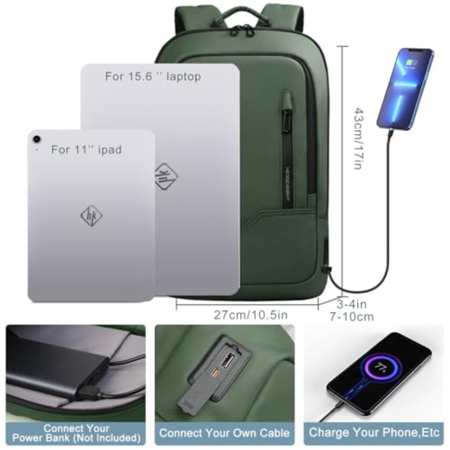 Backpack for Men Business Slim – обзор и цена Travel Backpack Anti Theft