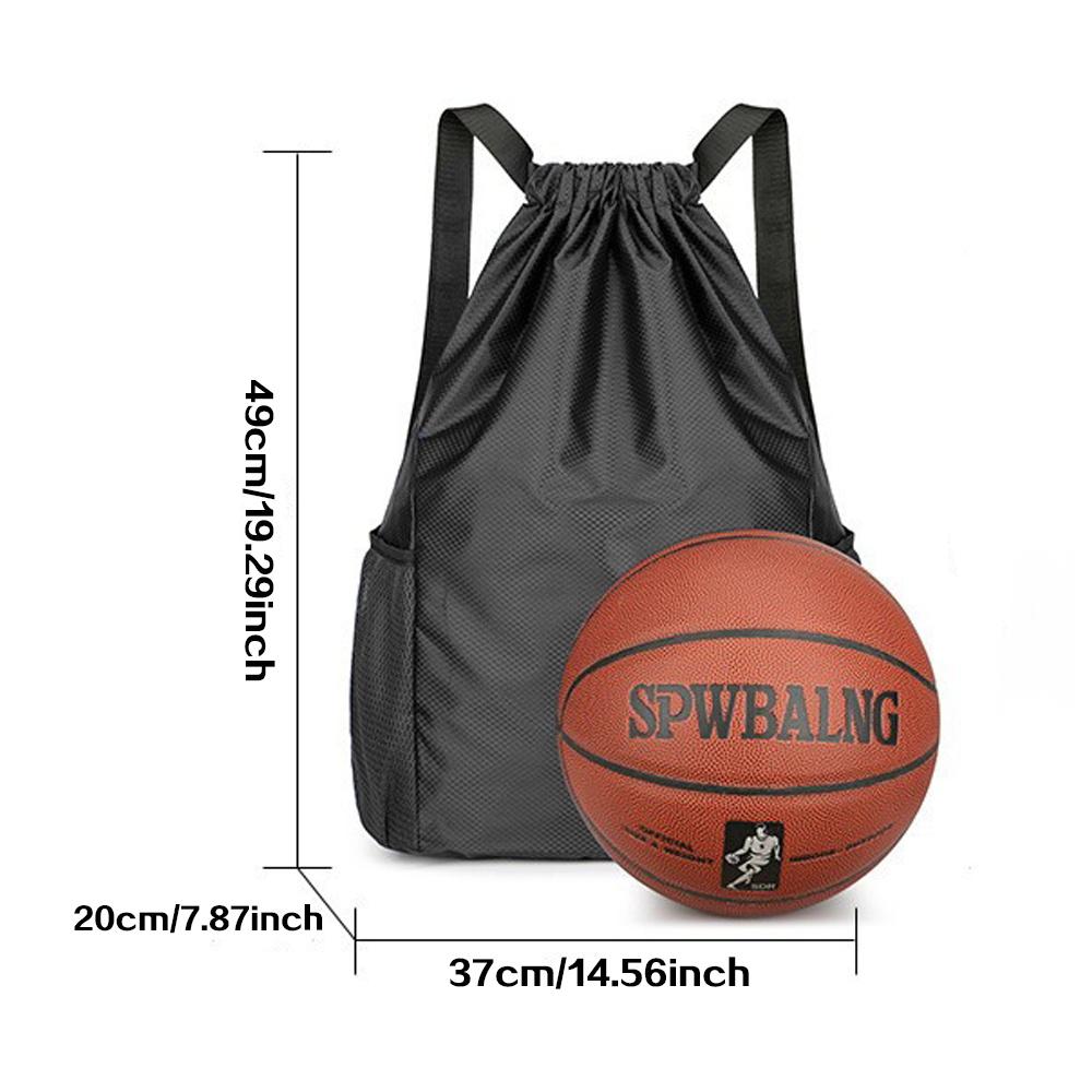 Black drawstring bag, gym back – обзор и цена Drawstring Gym Bag