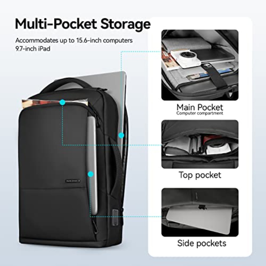 Slim Laptop Backpack for Men,  – обзор и цена Laptop Backpack 15.6