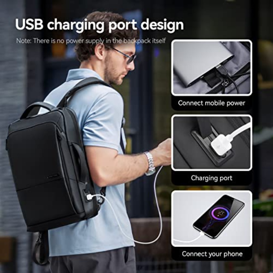 Slim Laptop Backpack for Men,  – обзор и цена Laptop Backpack 15.6