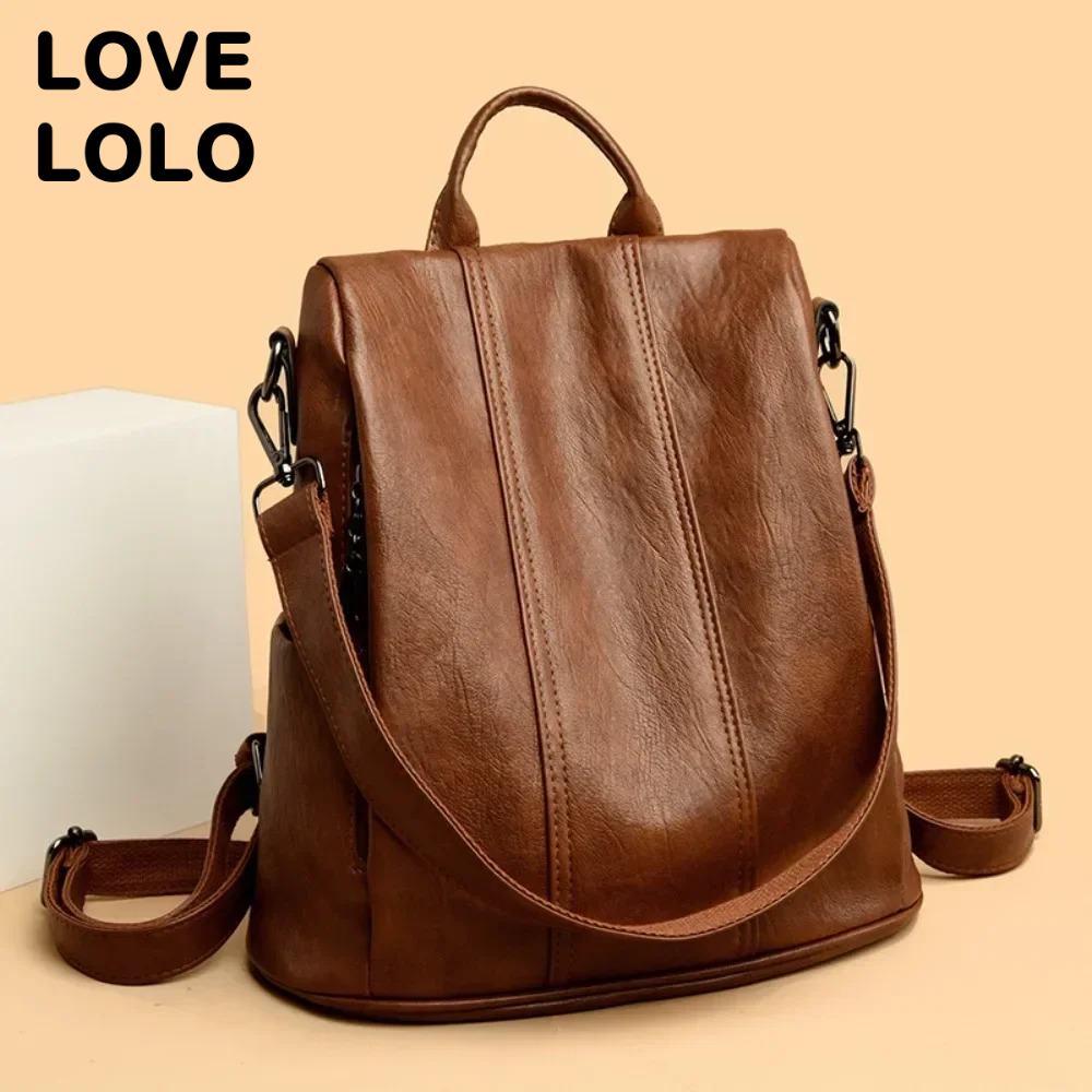 NEW Anti-theft Laptop Backpack – обзор и цена Leather Backpack Vintage