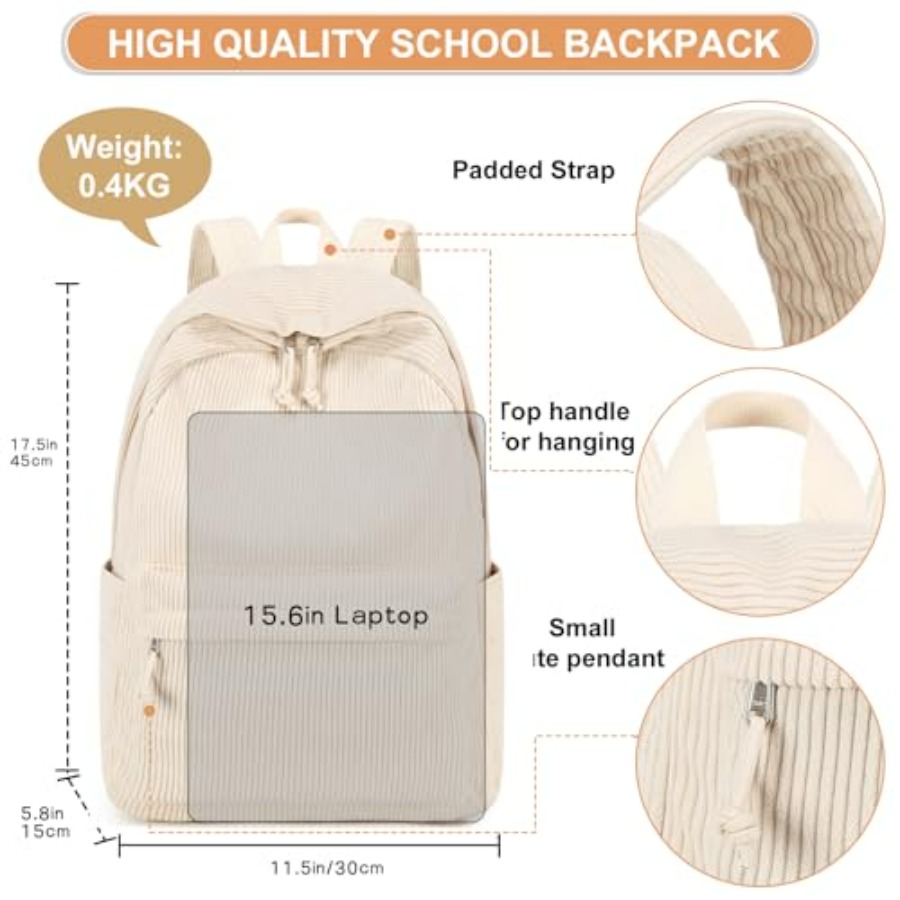 School Backpack for Teens Larg – обзор и цена Laptop Backpack 15.6