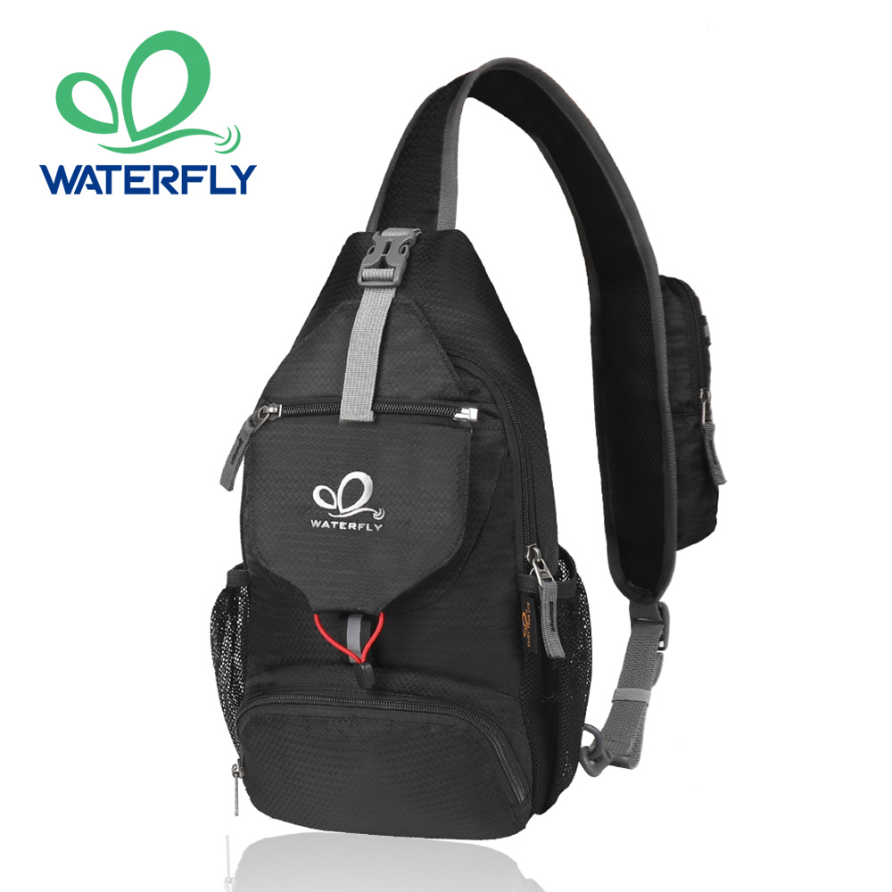 WATERFLY Chest Bag Shoulder Sm – обзор и цена Sling Backpack Shoulder