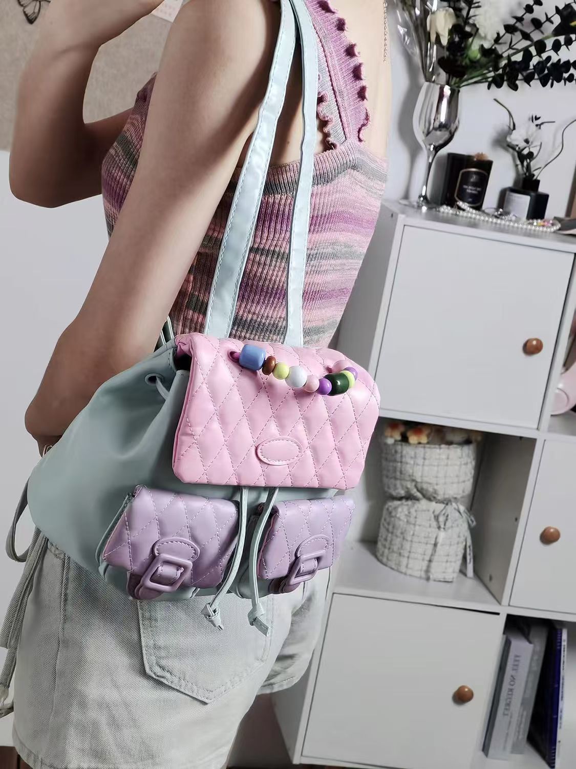 JIAERDI Sweet Cute Y2k Mochila – обзор и цена Leather Backpack Vintage