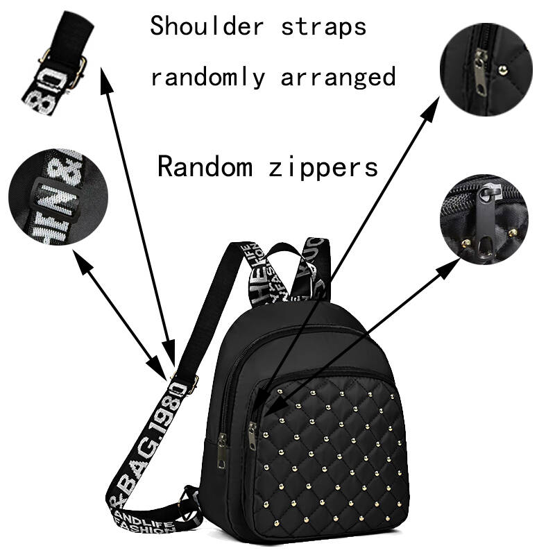 Chic Stylish Studded Backpack  – обзор и цена Canvas Backpack Casual
