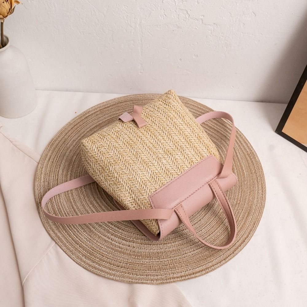 Fashion PU Leather Straw Backp – обзор и цена Leather Backpack Vintage