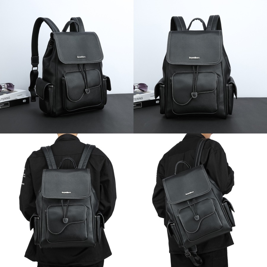 【New Arrival】Women's Black Fau – обзор и цена Leather Backpack Vintage