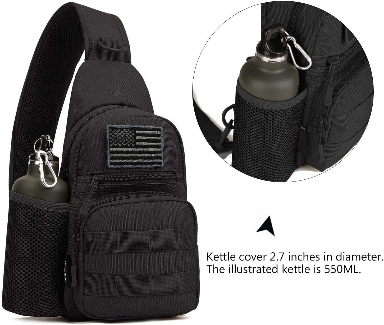 Tactical Sling Crossbody Backp – обзор и цена Sling Backpack Shoulder